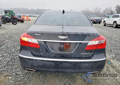 2012 Hyundai Genesis 4.6L from USA, damaged, VIN KMHGC4DF9CU204901